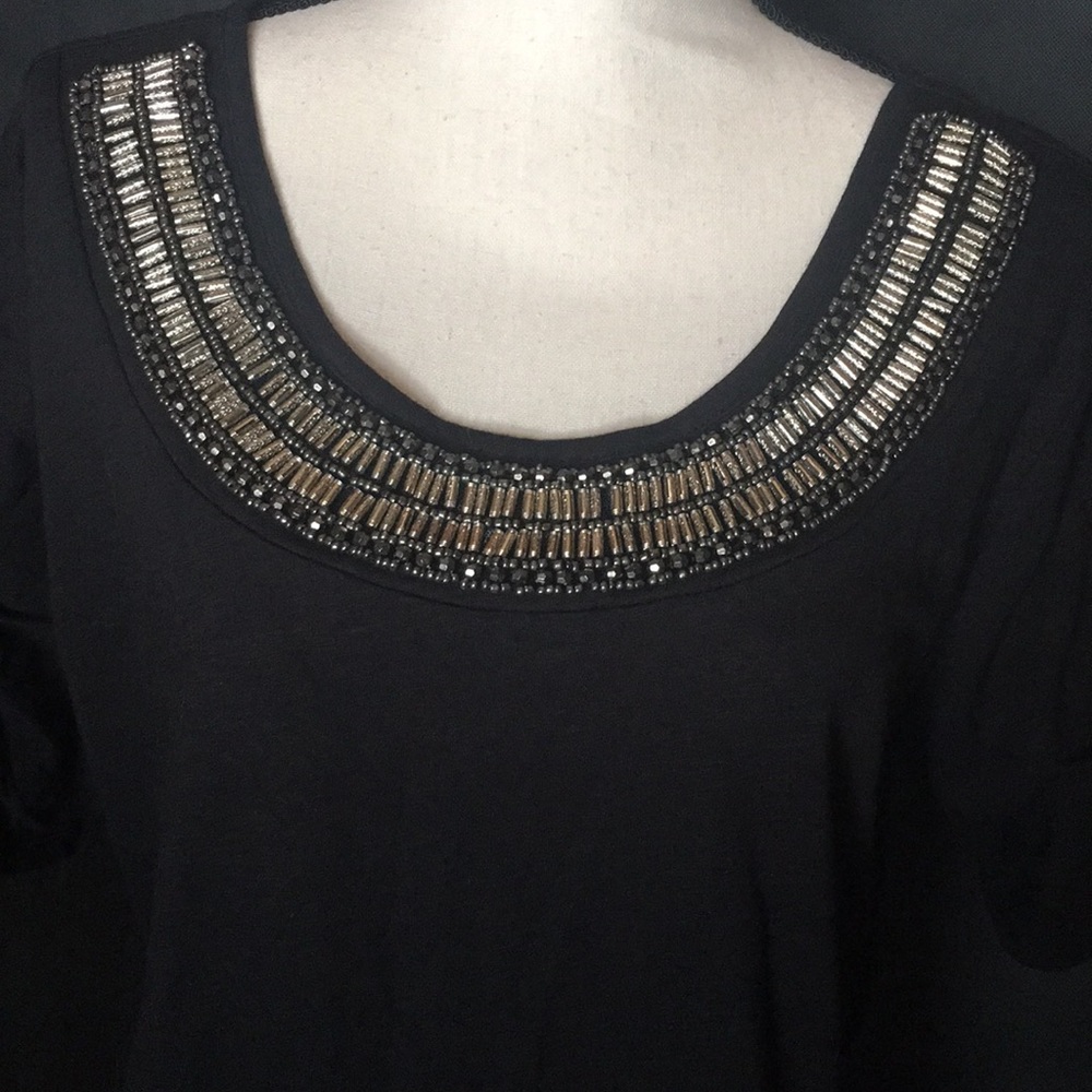 Tru Self Jewel Neckline Top - Picture 13 of 14